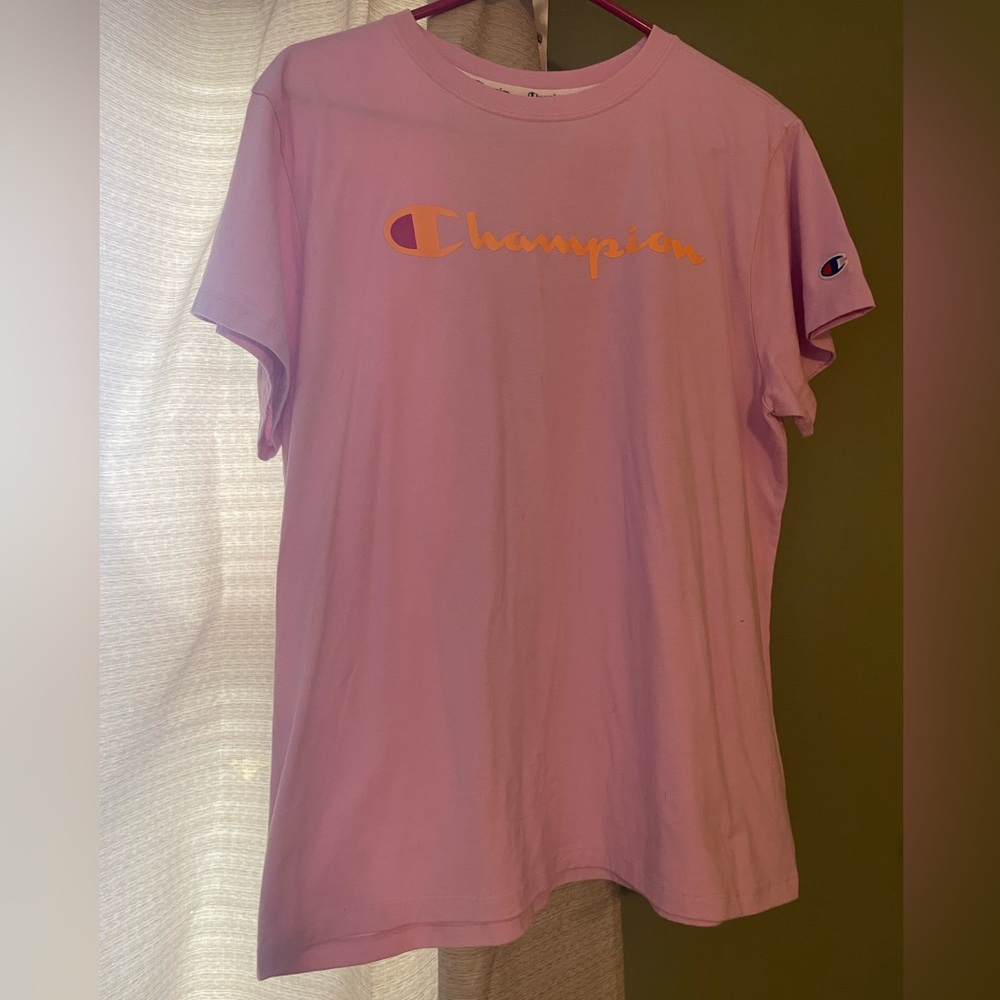 Champion Light Pink Athletic Tee